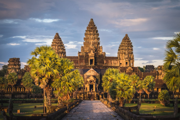 Photograpgie de l'un des temples de la cité d'Angkor